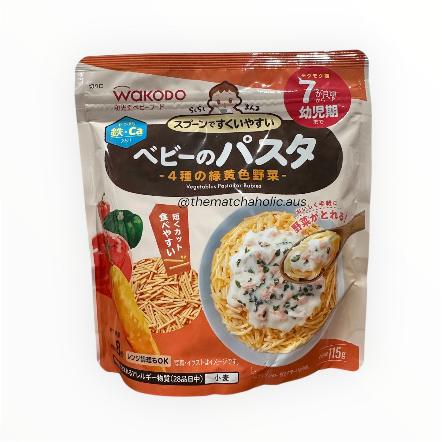 Wakodo Baby Pasta – Vegetable Pasta for Babies (7+ months)